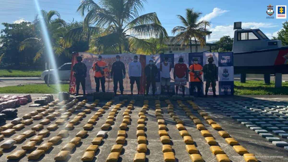 Capturan extranjeros que pretendían sacar 700 kilos de droga en Urabá