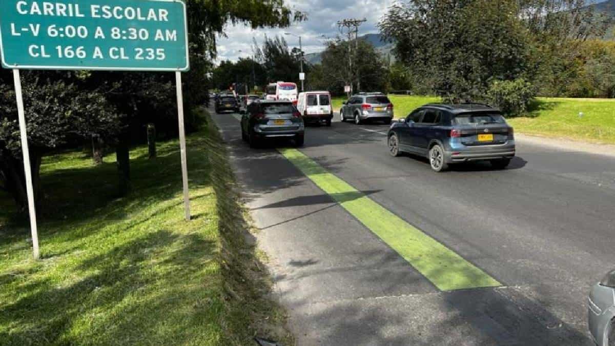 Conductores particulares no podrán usar carril izquierdo de Autonorte