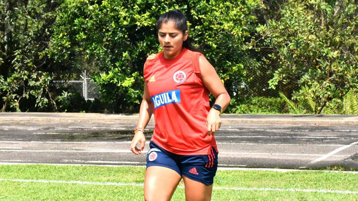 Catalina Usme regresó a los entrenamientos de Colombia