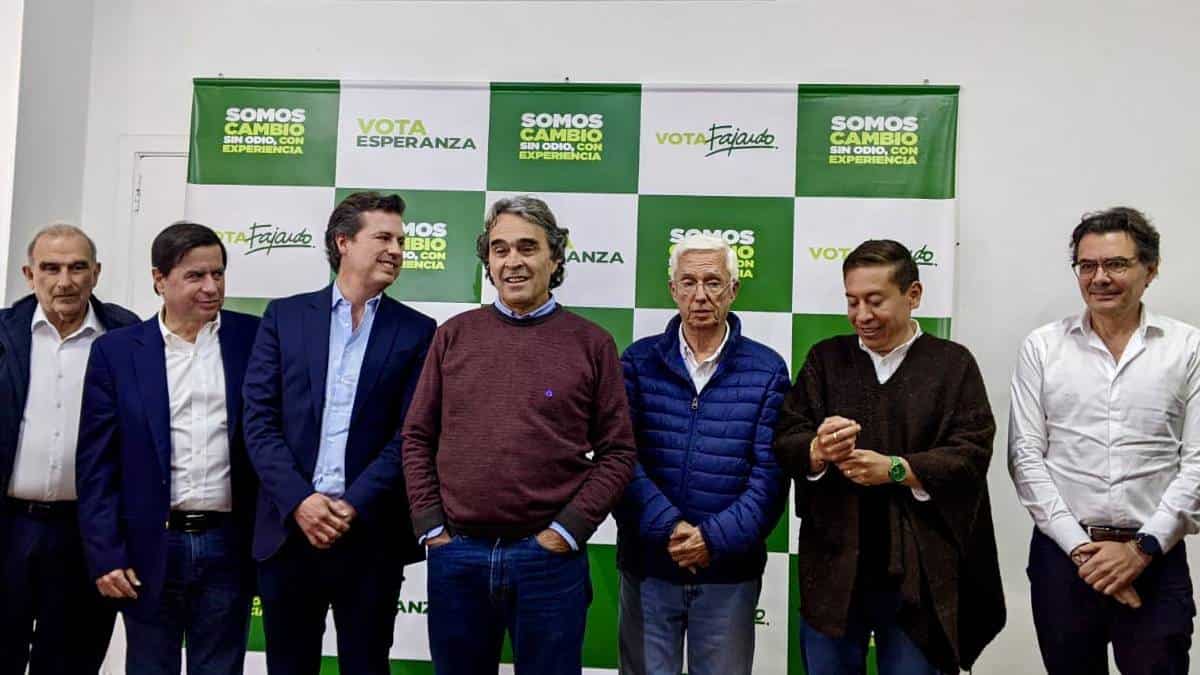 Coalición Centro Esperanza apoya en su totalidad a Sergio Fajardo