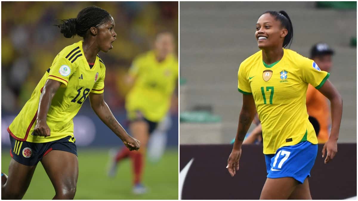 Copa América femenina: titulares de Colombia y Brasil