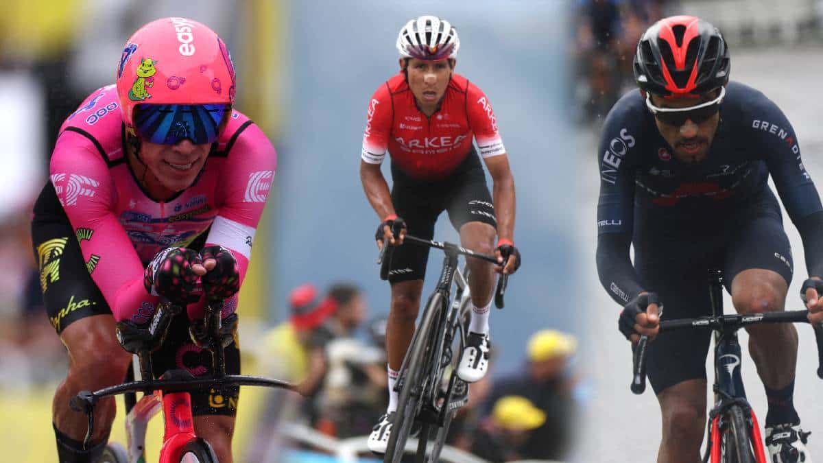 Así van los colombianos en el Tour de Francia