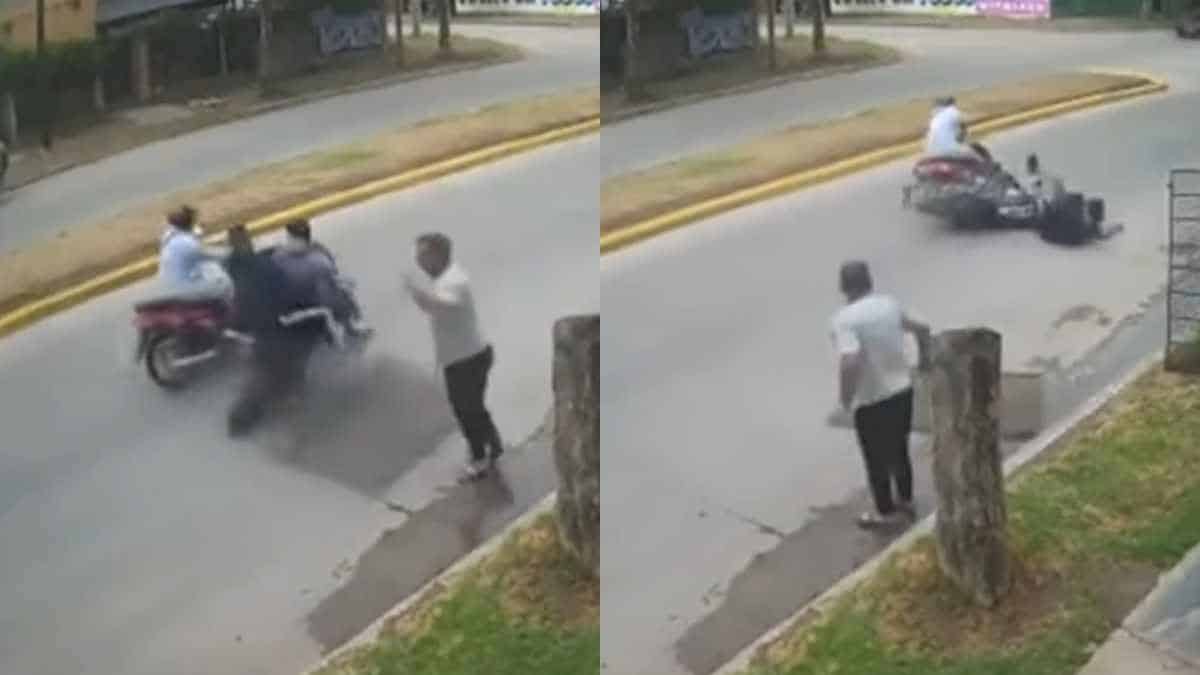 Los internautas lo admiran por su valentía