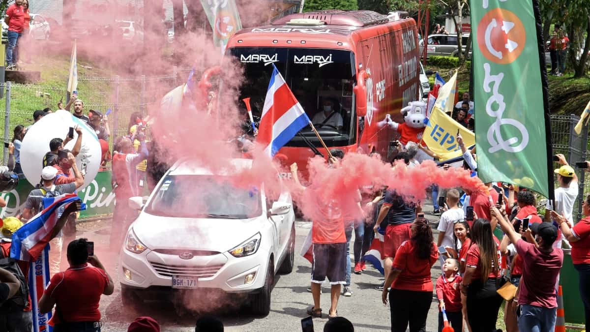 Costa Rica viajó a Catar para partido de Nueva Zelanda