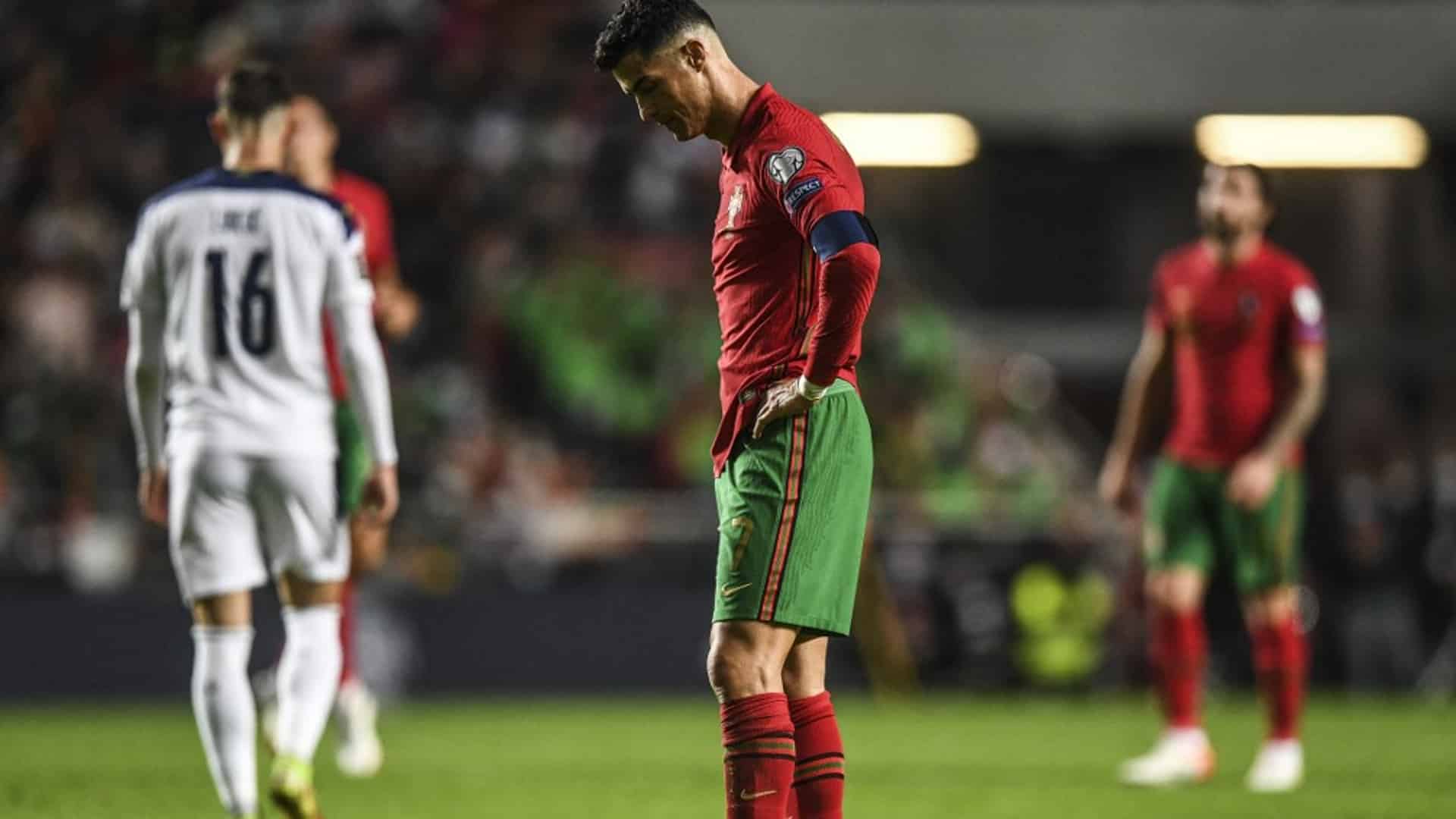 Cristiano tras la derrota con Serbia