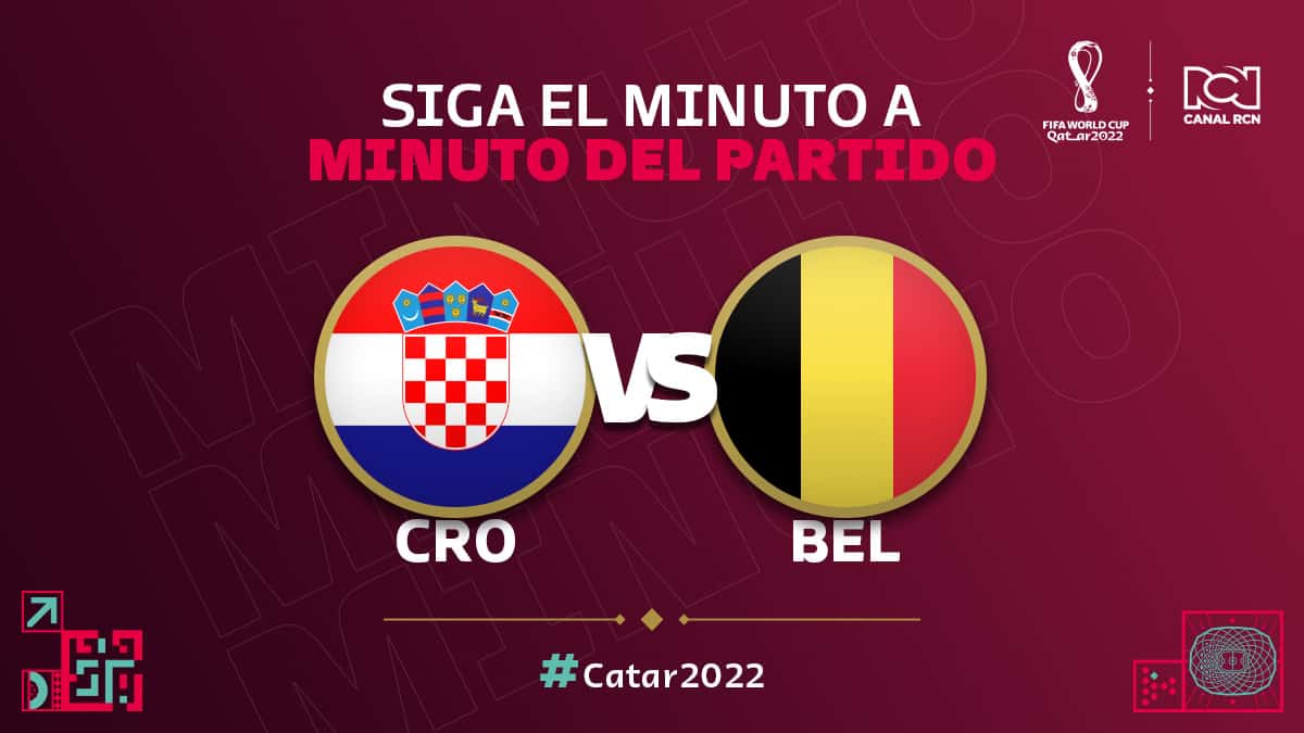 Catar 2022: Croacia vs. Bélgica EN VIVO gratis online