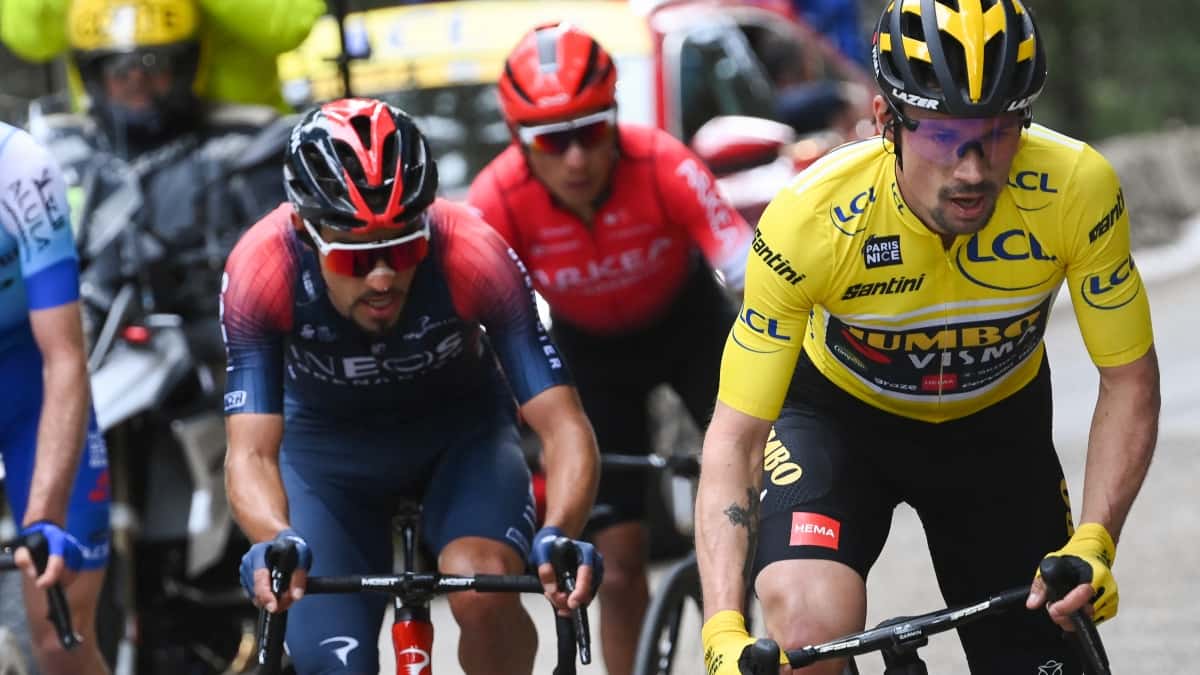 Daniel Martínez y Primoz Roglic