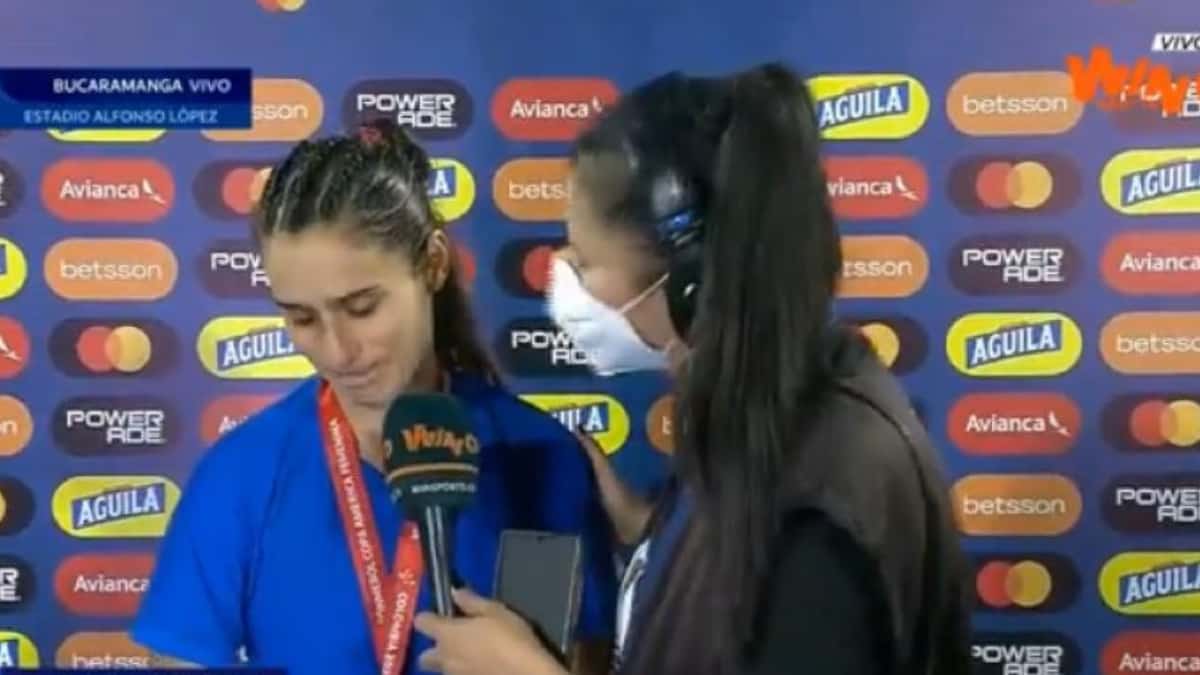 Copa América: tristeza de Daniela Montoya por derrota