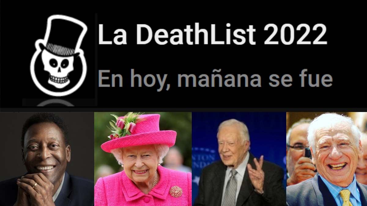 El sitio web publica un listado de 50 famoso