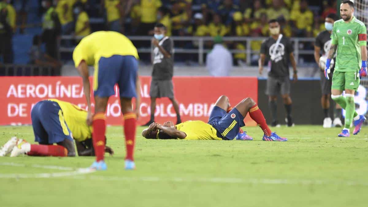 Colombia suma seis partidos seguidos sin anotar gol