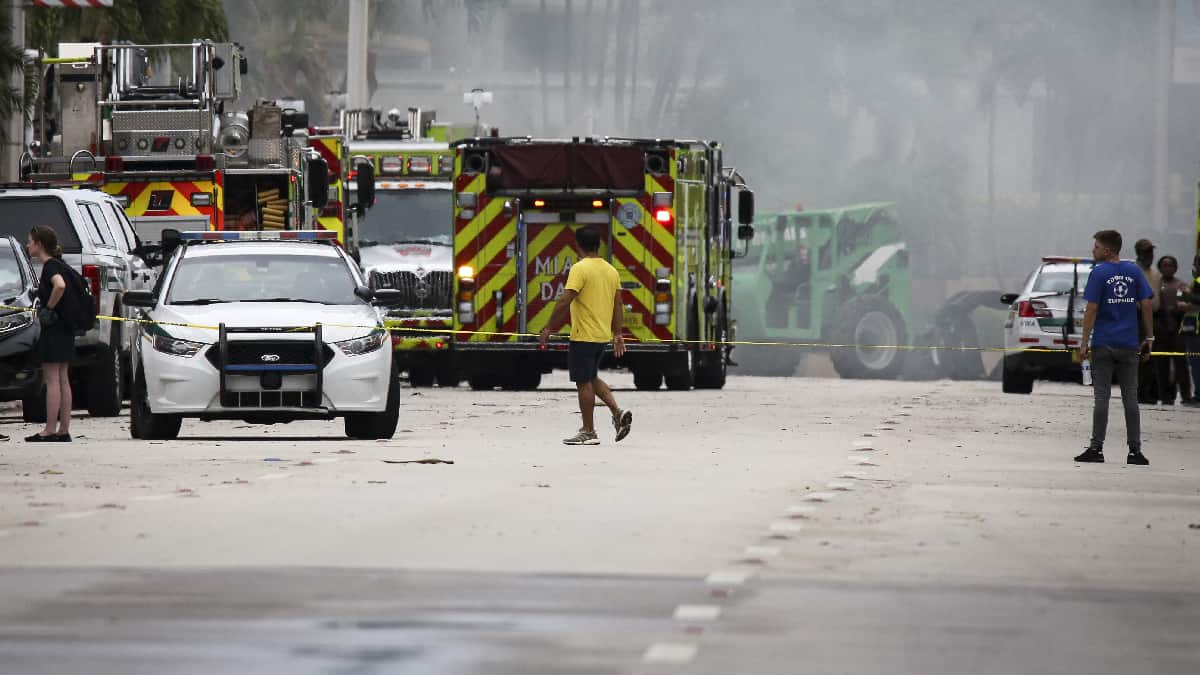 Una decena de personas atrapadas tras derrumbe de un inmueble en Turquía