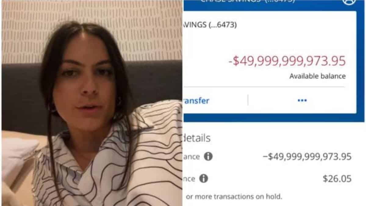 Esta fue la cifra que la mujer encontró en su cuenta bancaria