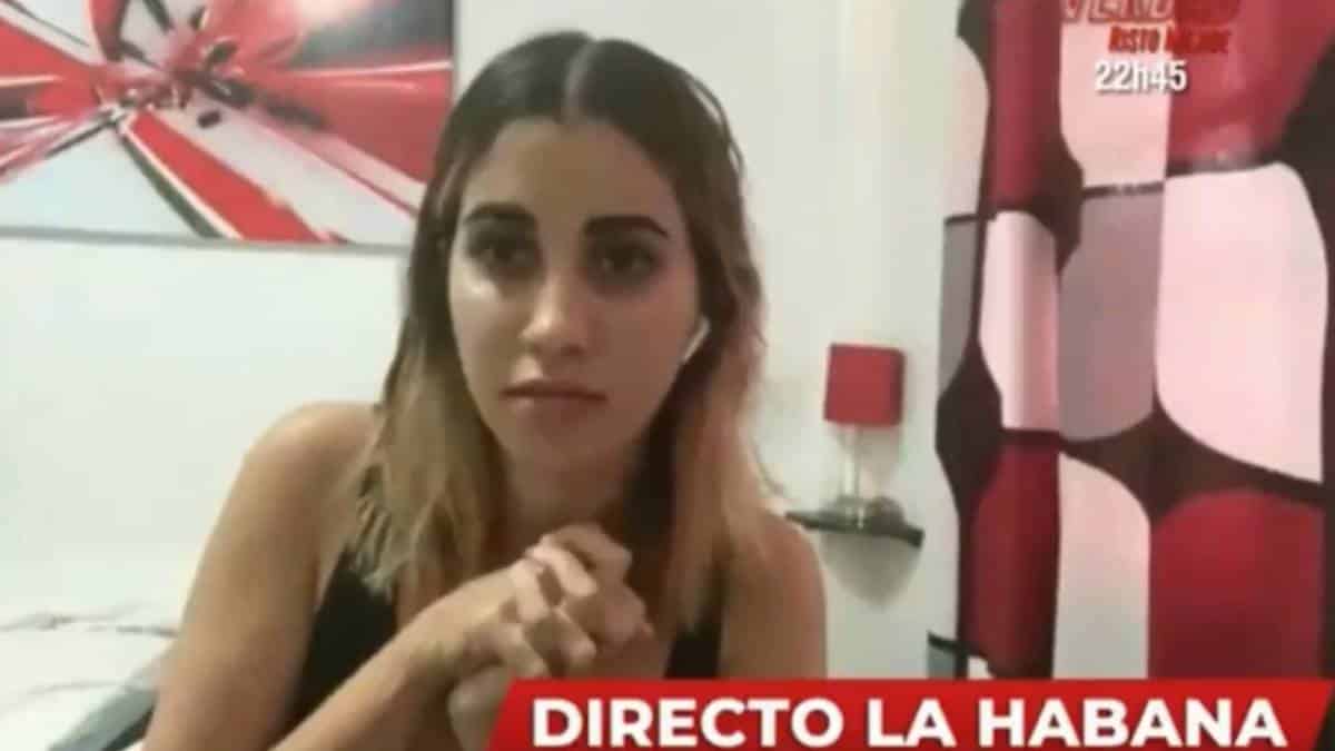 Youtuber cubana Dina Stars fue detenida por la Policía en medio de una entrevista en vivo