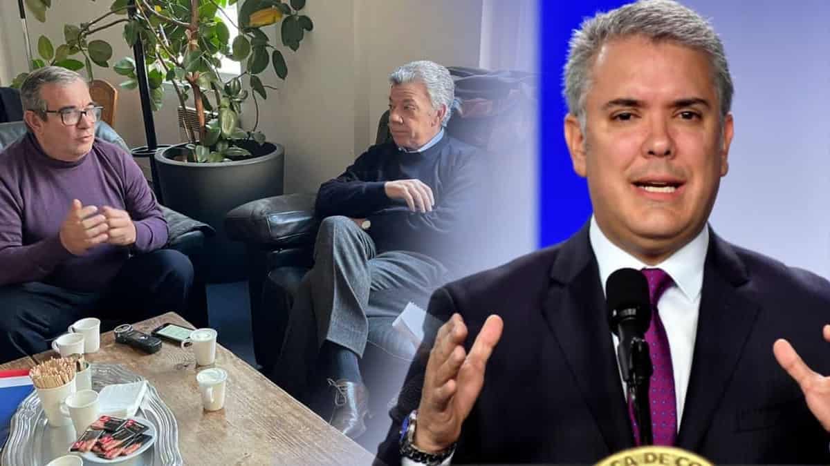 Duque arremete contra Santos y Timochenko