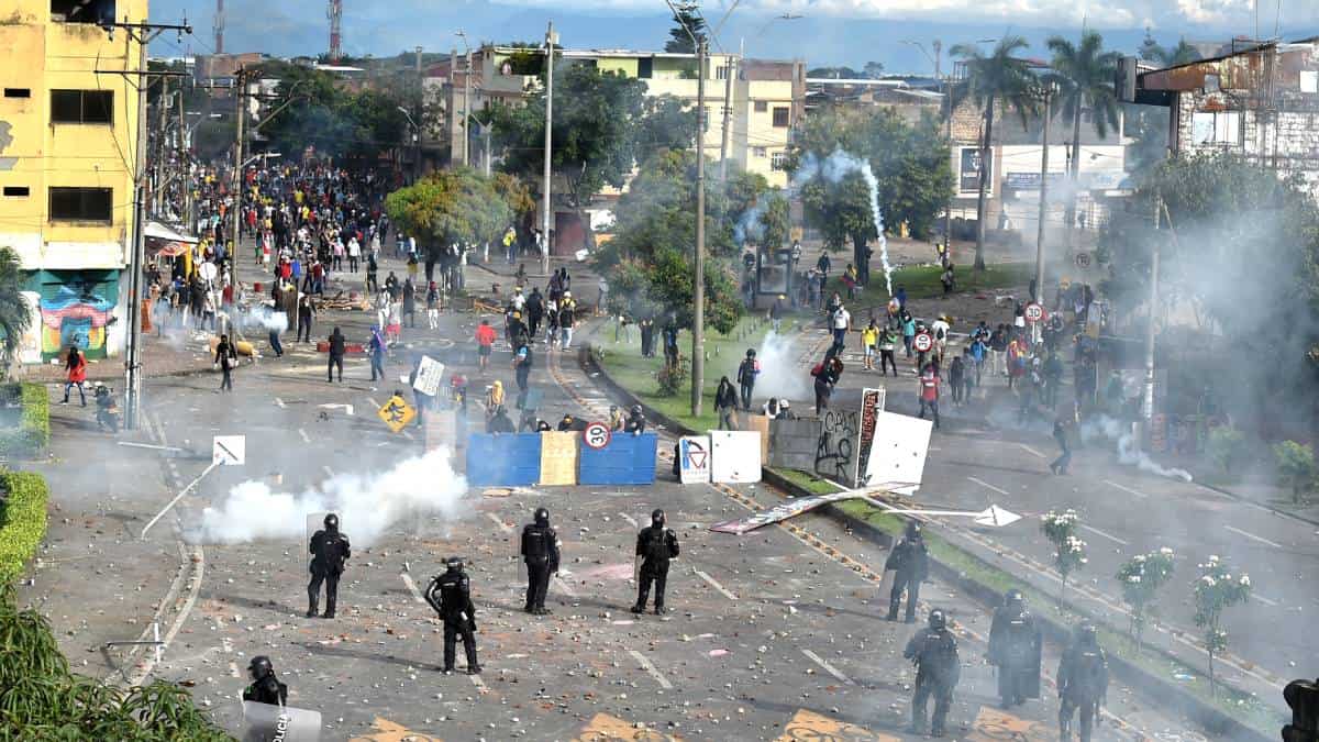 Foto: AFP Violencia en Cali