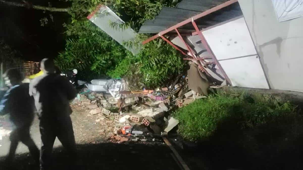 Lluvias generan afectaciones en diferentes vías de Cundinamarca