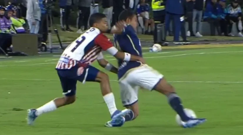 Millonarios vs. Junior: polémico pisotón de Enamorado