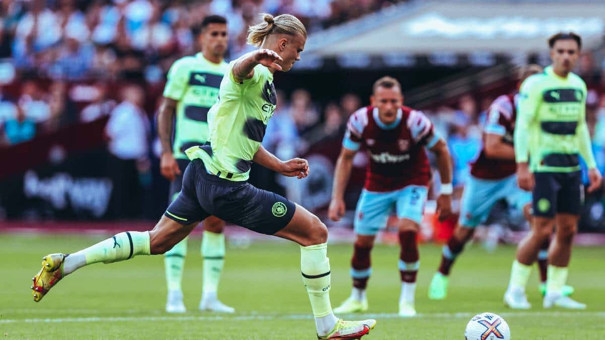 Haaland anota doblete con el Manchester City