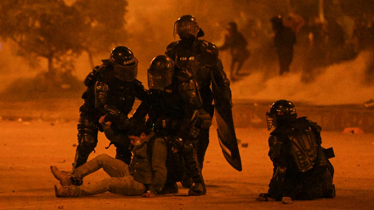 Paro nacional en Colombia.