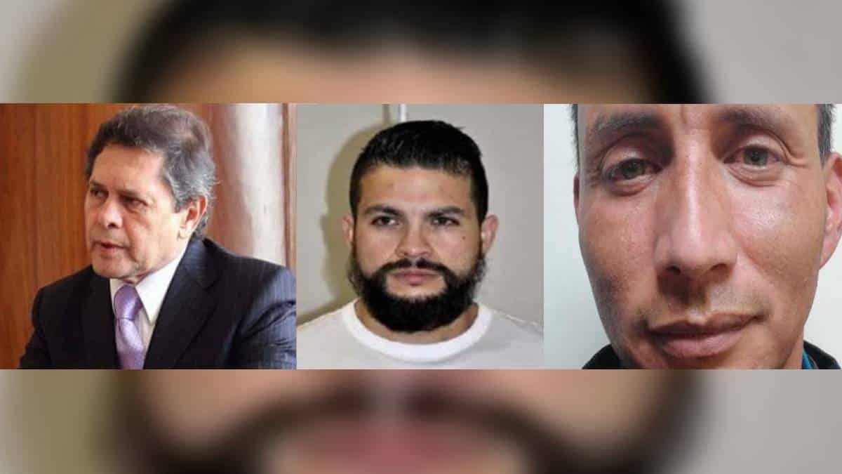 Carlos Mattos, Jhon Ramírez alias el 'Zarco' y Johnatan Zuluaga alias el 'Nene'