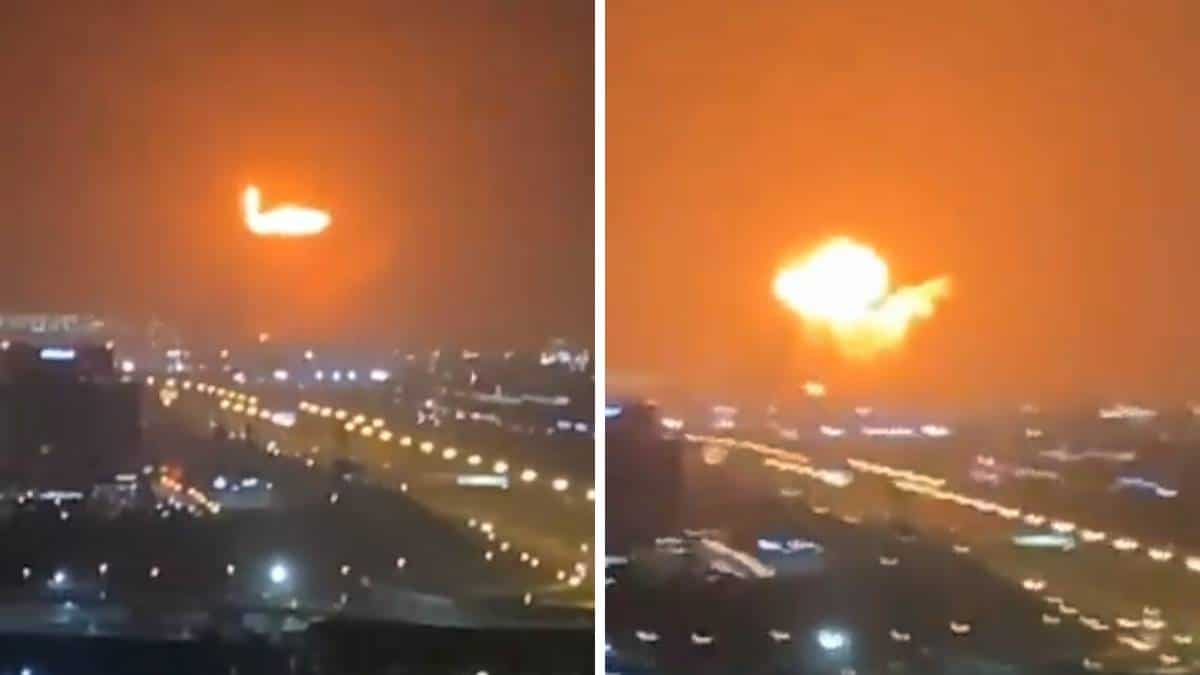 Foto: Captura del video / Explosión en Dubai
