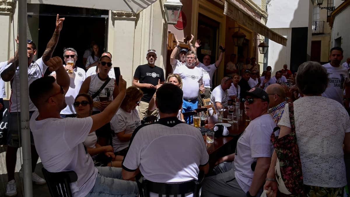 Detenidos cinco aficionados del Frankfurt