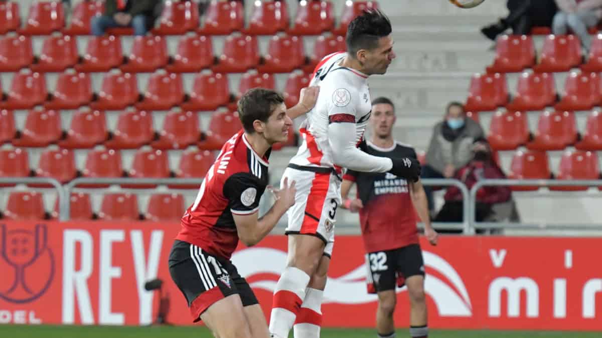 Falcao García Rayo Vallecano vs Mirandés.