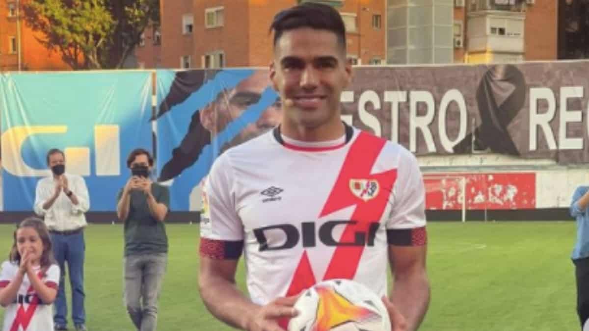 Falcao García Rayo Vallecano. / Foto: La Liga. Falcao García fue convocado para el partido de Rayo Vallecano este sábado
