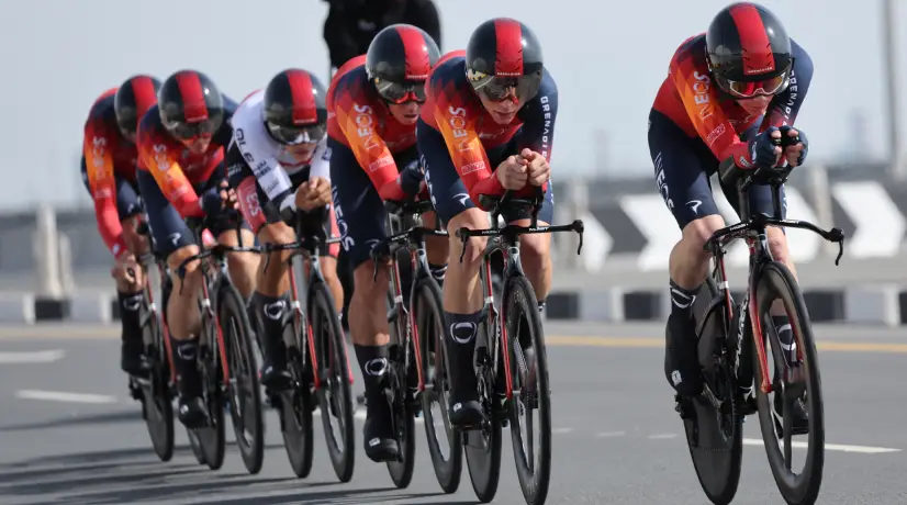 Fernando Gaviria, segundo en la etapa 5 del UAE Tour