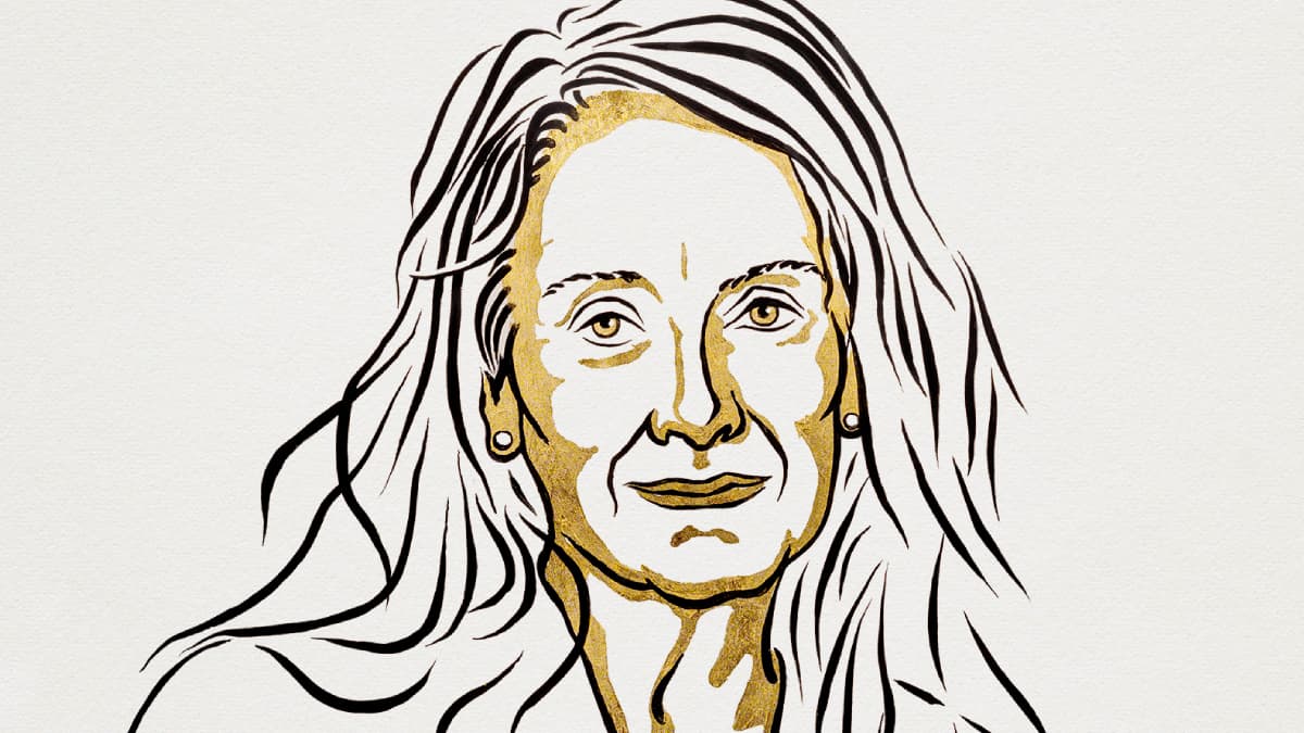 Francesa Annie Ernaux se llevó el Nobel de Literatura