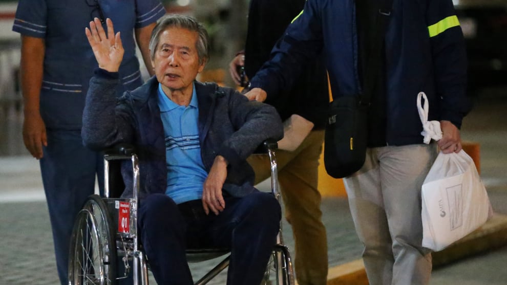Hospitalizan a expresidente peruano Fujimori por problemas cardíacos