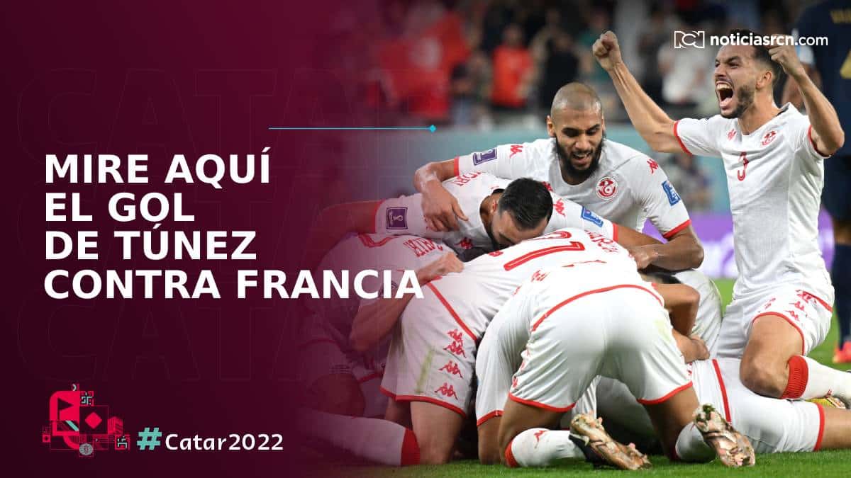 Gol Túnez 1-0 Francia: Mundial Catar 2022