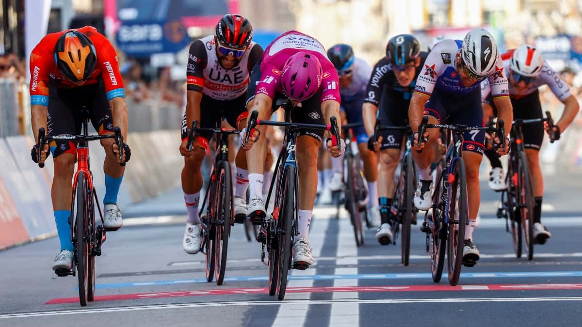 Fernando Gaviria, cuarto en etapa 13 del Giro 2022
