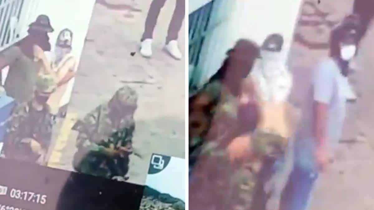 Foto: Captura del video Gobernadora denuncia hombres armados junto a Ejército en Yumbo