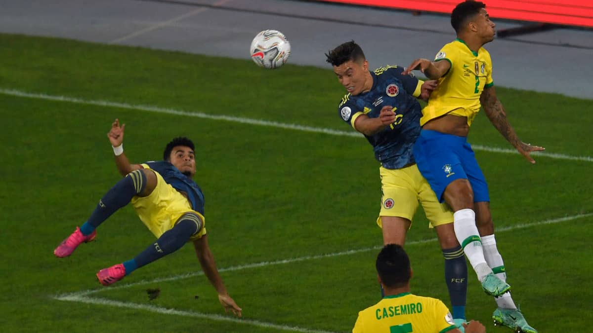 Gol de Luis Díaz a Brasil en Copa América 2021