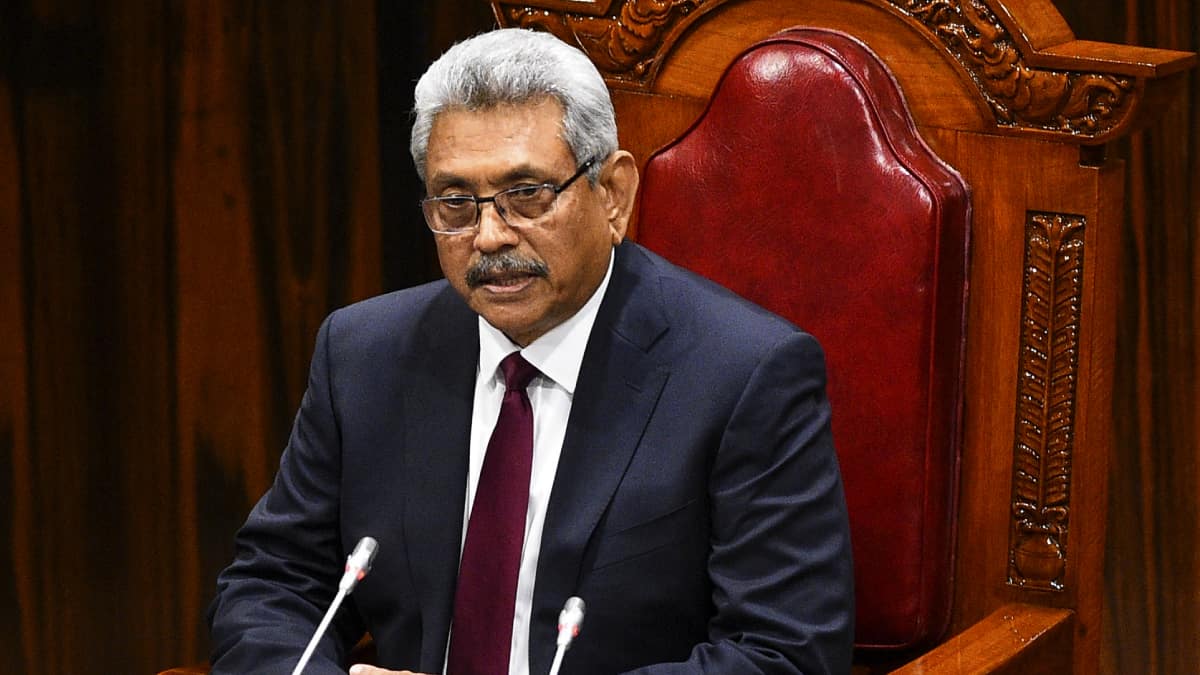 Presidente de Sri Lanka anunció su renuncia