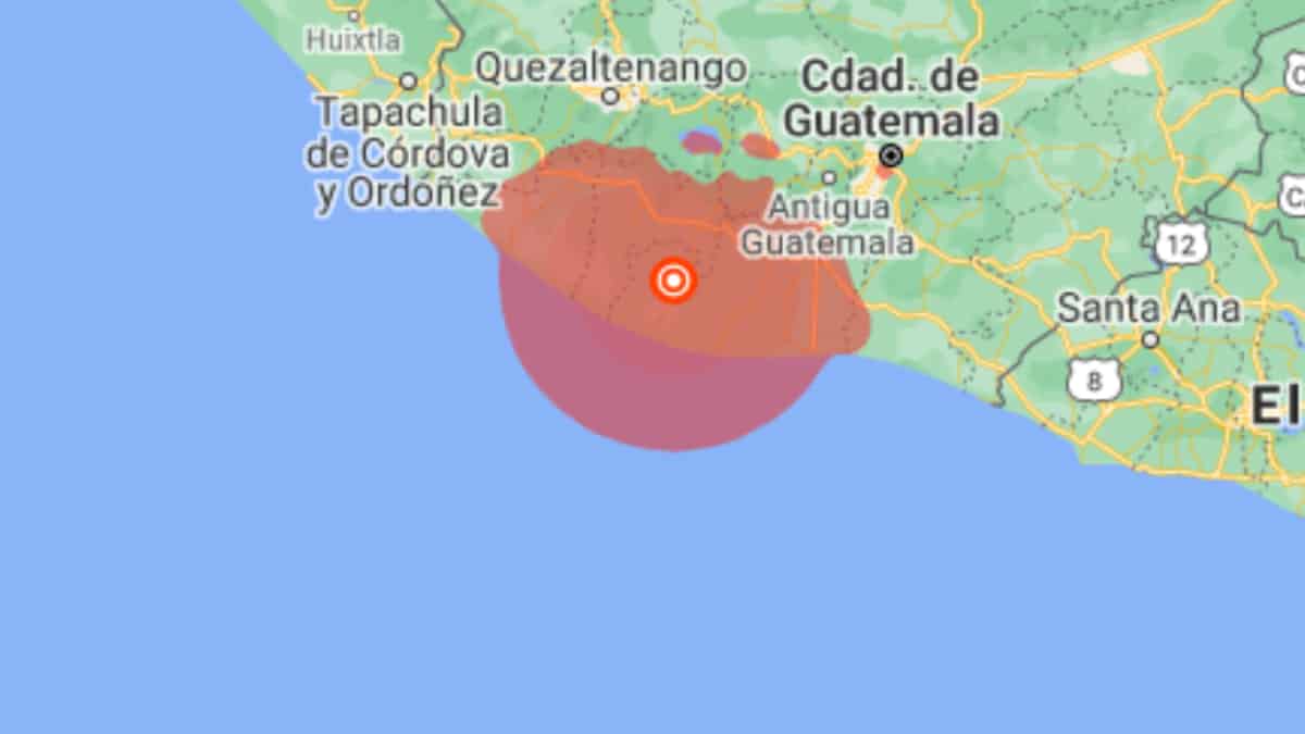 Terremoto de 6,2 grados de magnitud sacudió el sur de Guatemala