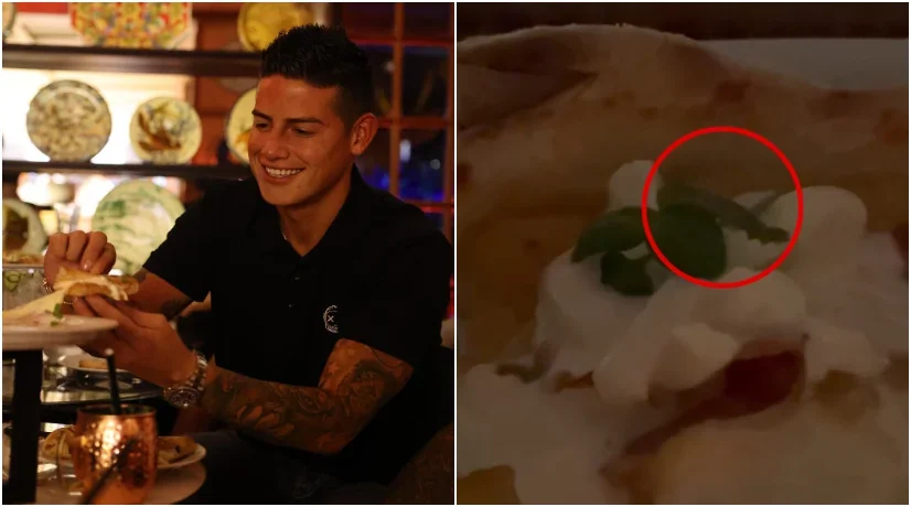 Denuncian gusano en un plato del restaurante de James