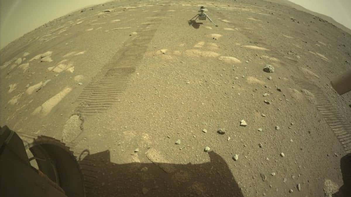 Helicóptero Ingenuity de la NASA ya aterrizó en el suelo de Marte