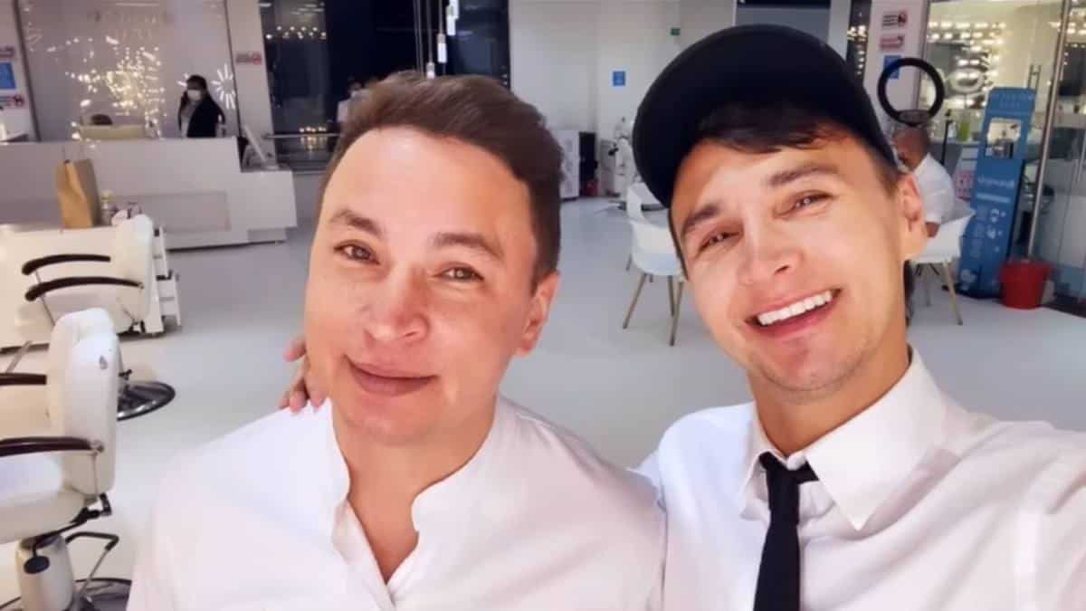 Los hermanos se mostraban muy fraternales