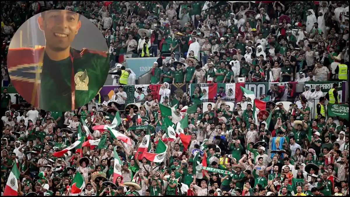 Hincha mexicano se gastó el dinero de su boda/ Foto: AFP - Captura de pantalla Hincha mexicano se gastó el dinero de su boda
