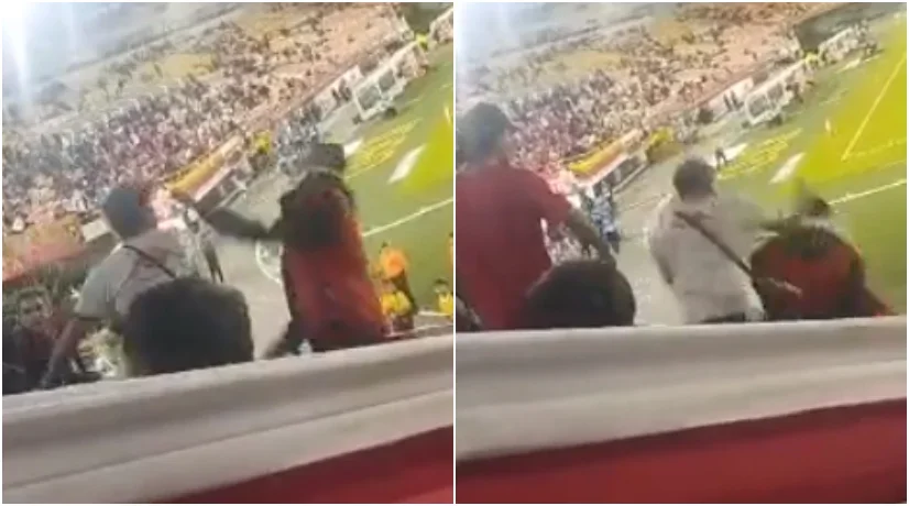 Millonarios: hincha se infiltró en barra de Santa Fe