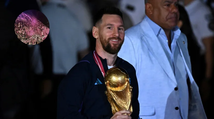 Hinchada del Inter se rinde a los pies de Messi