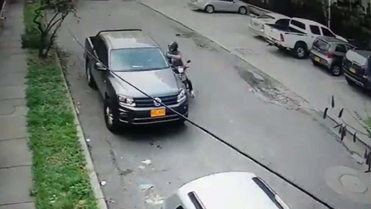 Foto: cámara de seguridad Asesinato de presunto ladrón en Cali