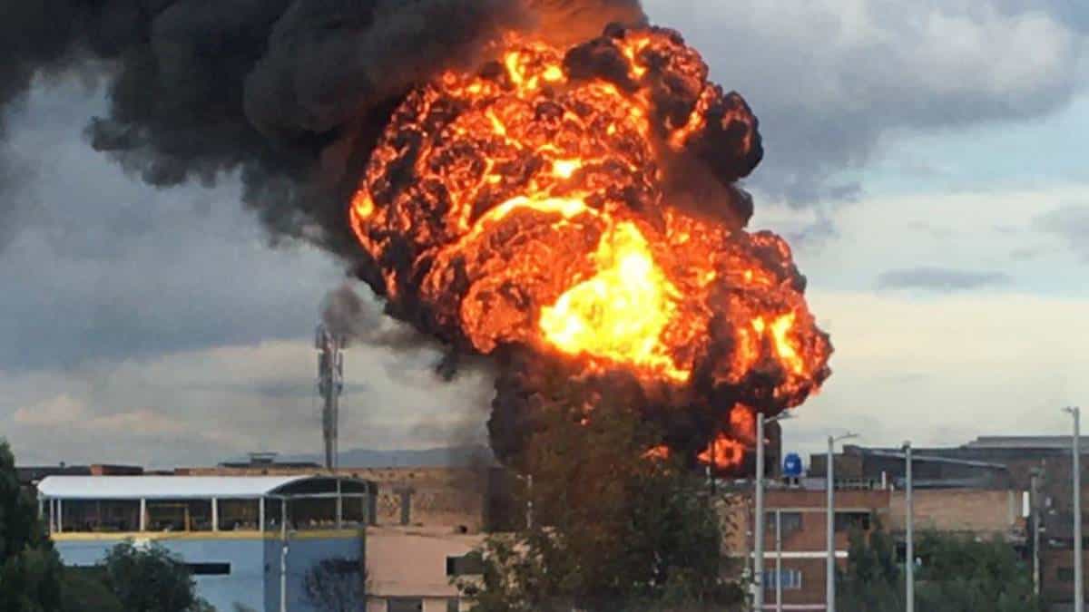 Reportan incendio en empresa de químicos en el sur de Bogotá