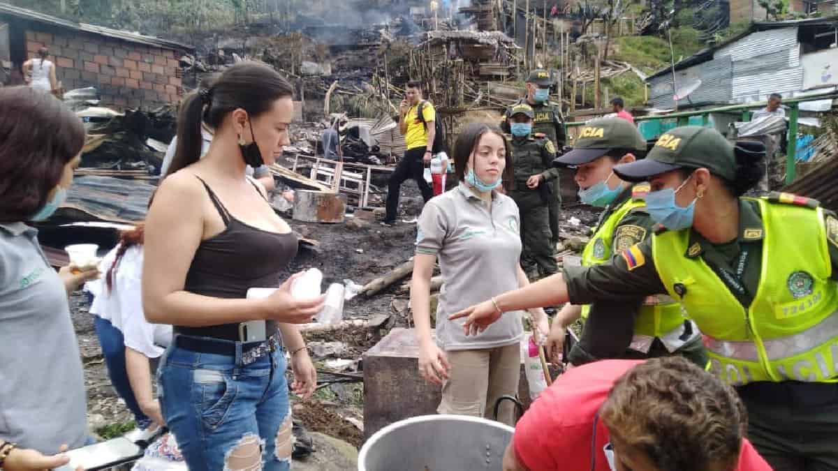 Incendio en Santa Rosa de Cabal, Risaralda