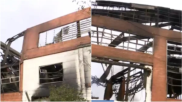 En video: fábrica de colchones quedó en pérdida total tras el devastador incendio En video: fábrica de colchones quedó en pérdida total tras el devastador incendio