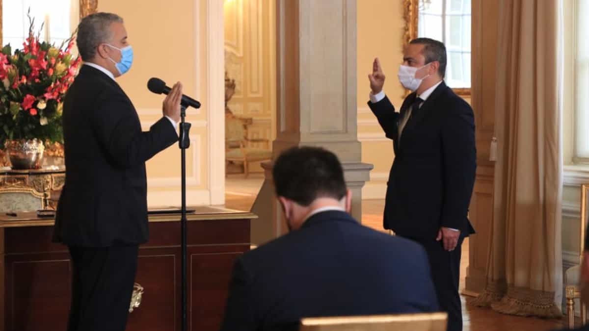 Posesión de Juan Camilo Restrepo, por parte de Iván Duque.