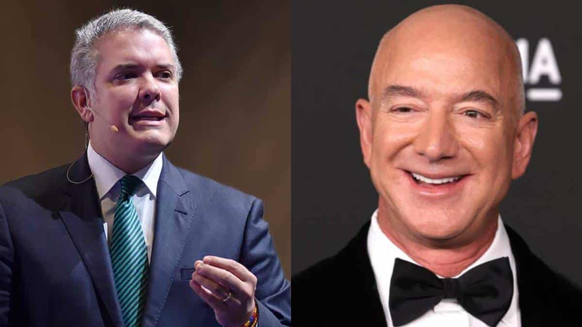 Iván Duque y Jeff Bezos_Presidencia Jeff Bezos e Iván Duque se reúnen en Colombia