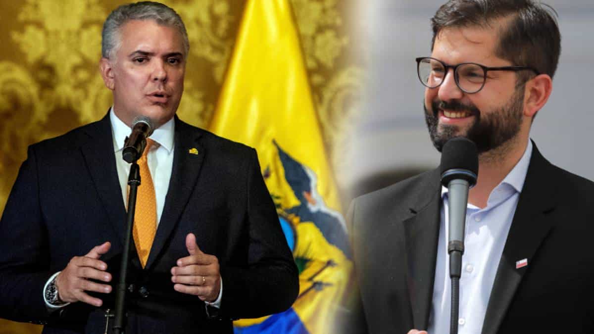 Iván Duque habla con Gabriel Boric, presidente electo de Chile